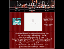 Tablet Screenshot of louisiannes.com